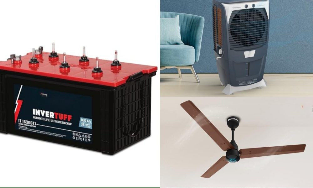 Amazon offers on summer appliances: Up to 52% off on ceiling fans, air coolers and inverter batteries