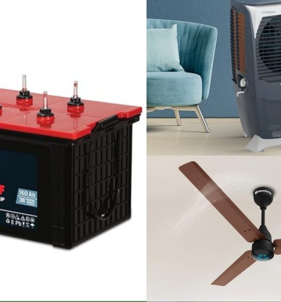 Amazon offers on summer appliances: Up to 52% off on ceiling fans, air coolers and inverter batteries