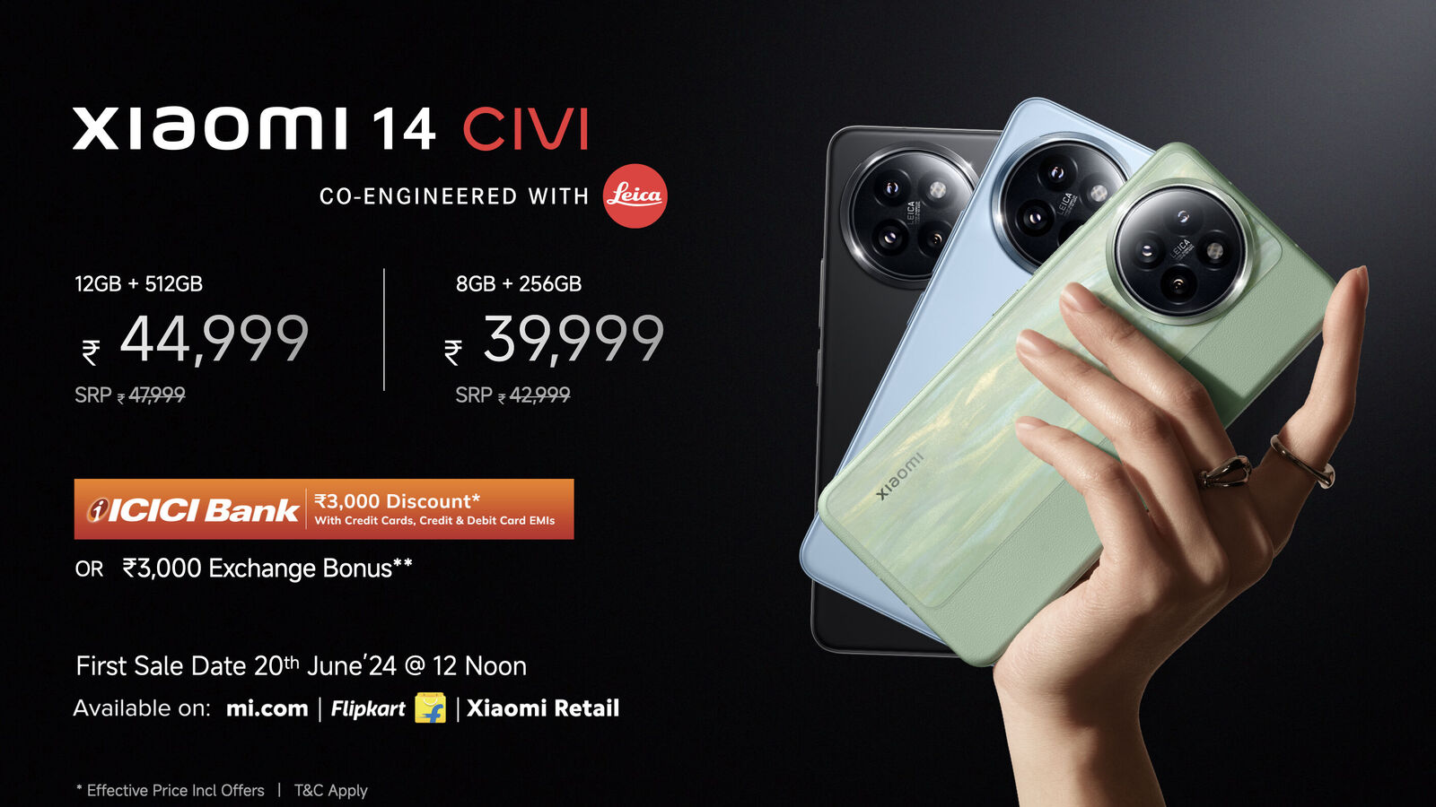 Xiaomi 14 Civi launched in India at Rs. 42,999: Check specifications and features