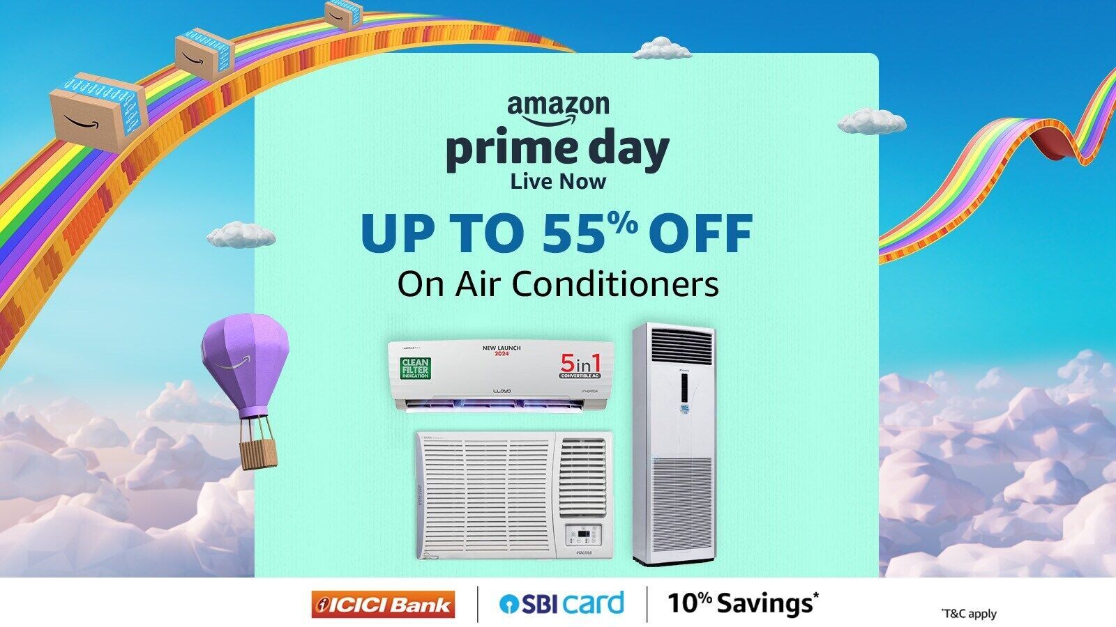 Amazon Prime Day Sale 2024: Cool down with hot savings, grab up to 55% off on best ACs from top brands
