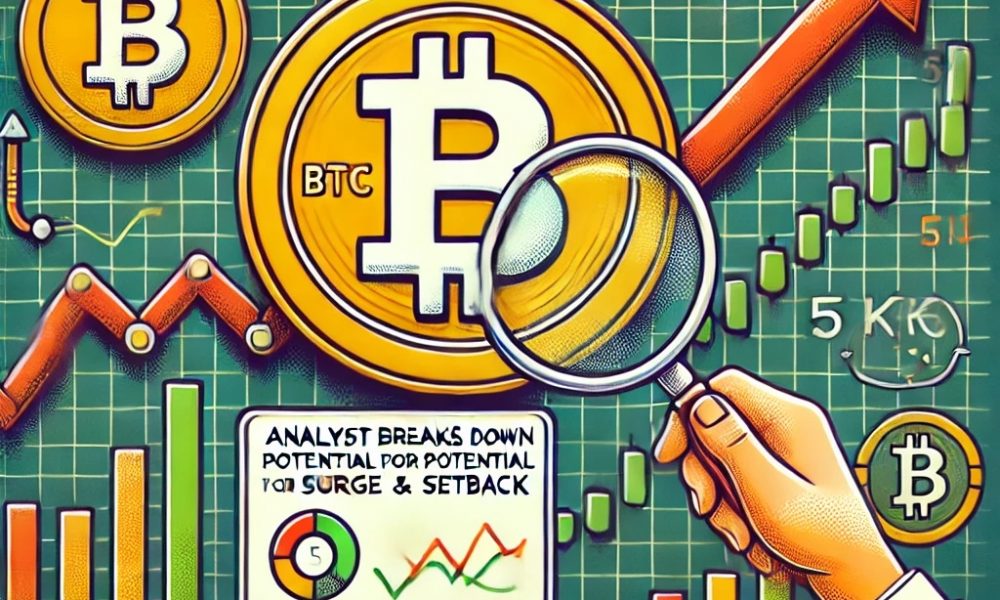 Analyst Breaks Down Bitcoin Potential for Surge and Setback, Reveals 5 Key Trends