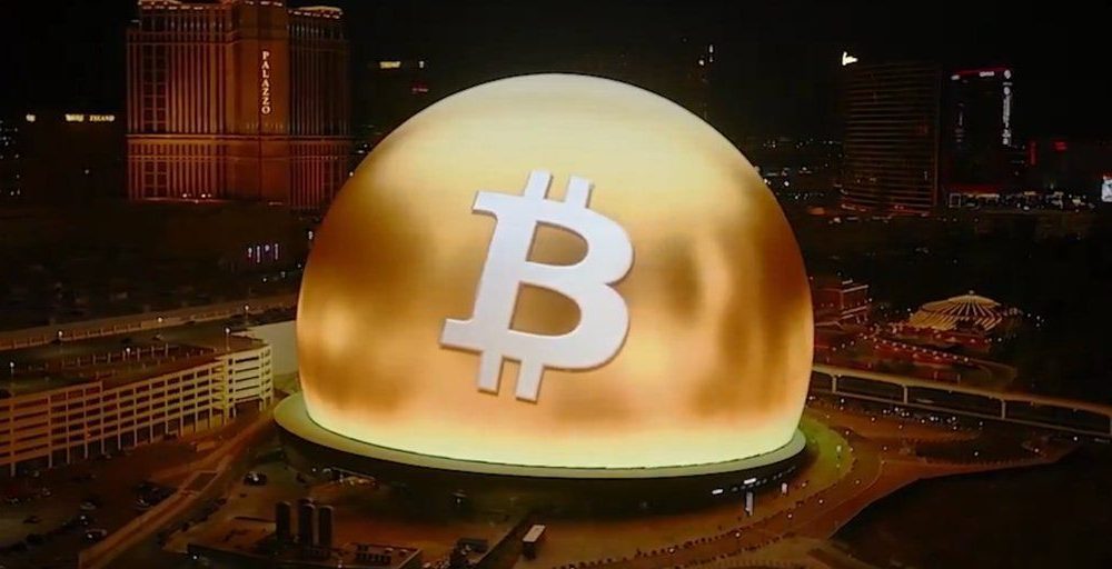 Bitcoin Becomes First Cryptocurrency Displayed on Las Vegas Sphere