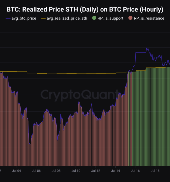 Bitcoin Short-Term Holder Realized Price