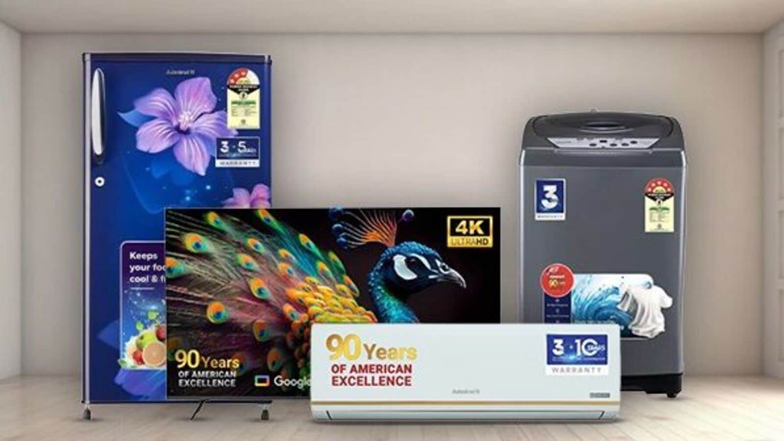 Flipkart Launches Home Appliances and Electronics of American Giant Admiral