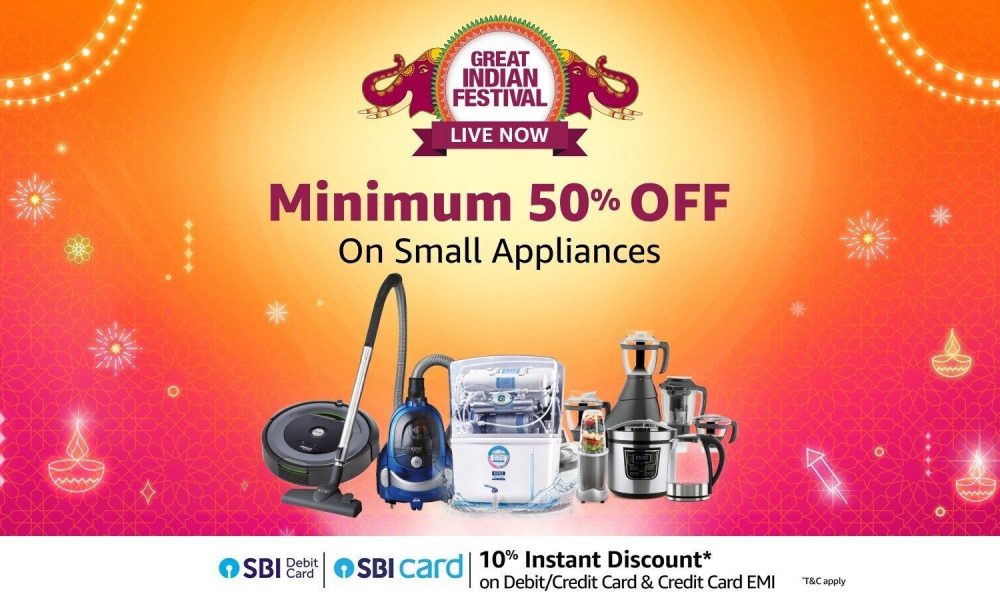 Amazon Great Indian Festival sale: Prime members get 50% off on winter appliances like geysers, air purifiers, and more
