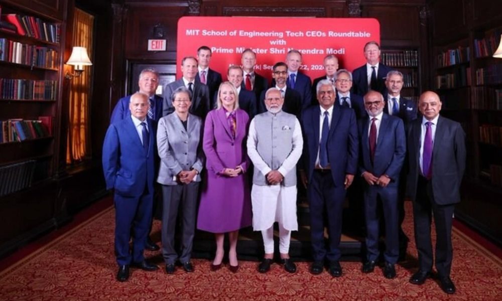 PM Modi discusses AI - semiconductors during roundtable with Sundar Pichai, Nvidia’s Jensen Huang: ‘Glad to see…’