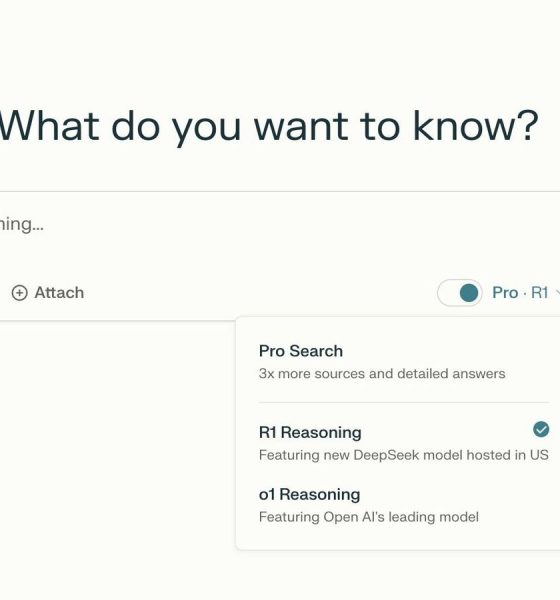 DeepSeek R1 arrives on Perplexity, CEO praises ‘proliferation of search agents’