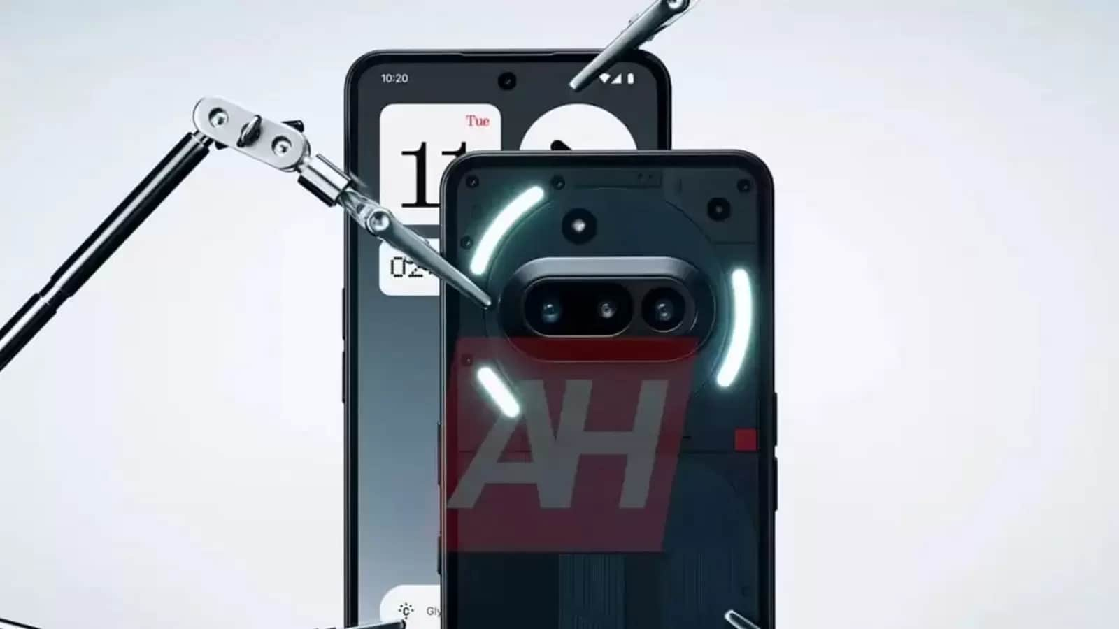 Nothing Phone (3a) series leaked renders showcase transparent design, glyph lighting and variants