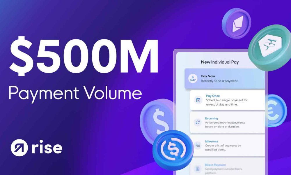 Rise Surpasses $500 Million in Total Payroll Volume, Solidifying Its Leadership in Hybrid Payroll