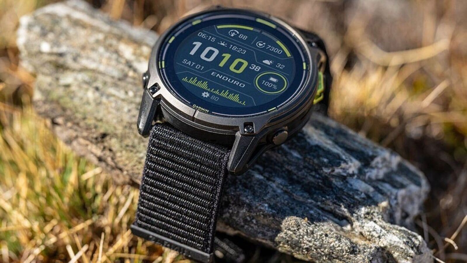 Garmin Enduro 3 series GPS smartwatch with solar charging launched in India, priced at ₹1,05,990: All details