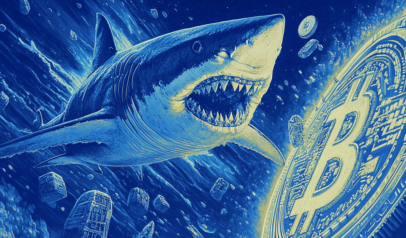 Whales and Sharks Snap Up $381,293,478 Worth of Bitcoin in Six Days Amid Trader Panic, According to Santiment