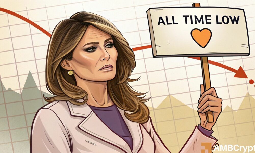 MELANIA hits all-time low after market-wide sell-offs