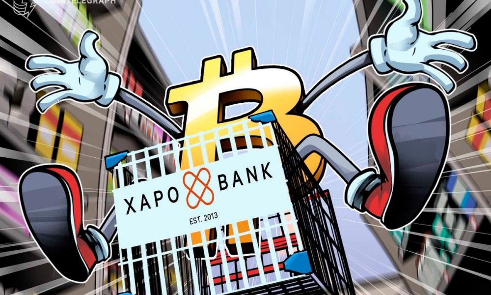 Xapo Bank sees Bitcoin trading surge as wealthy investors bought the dip