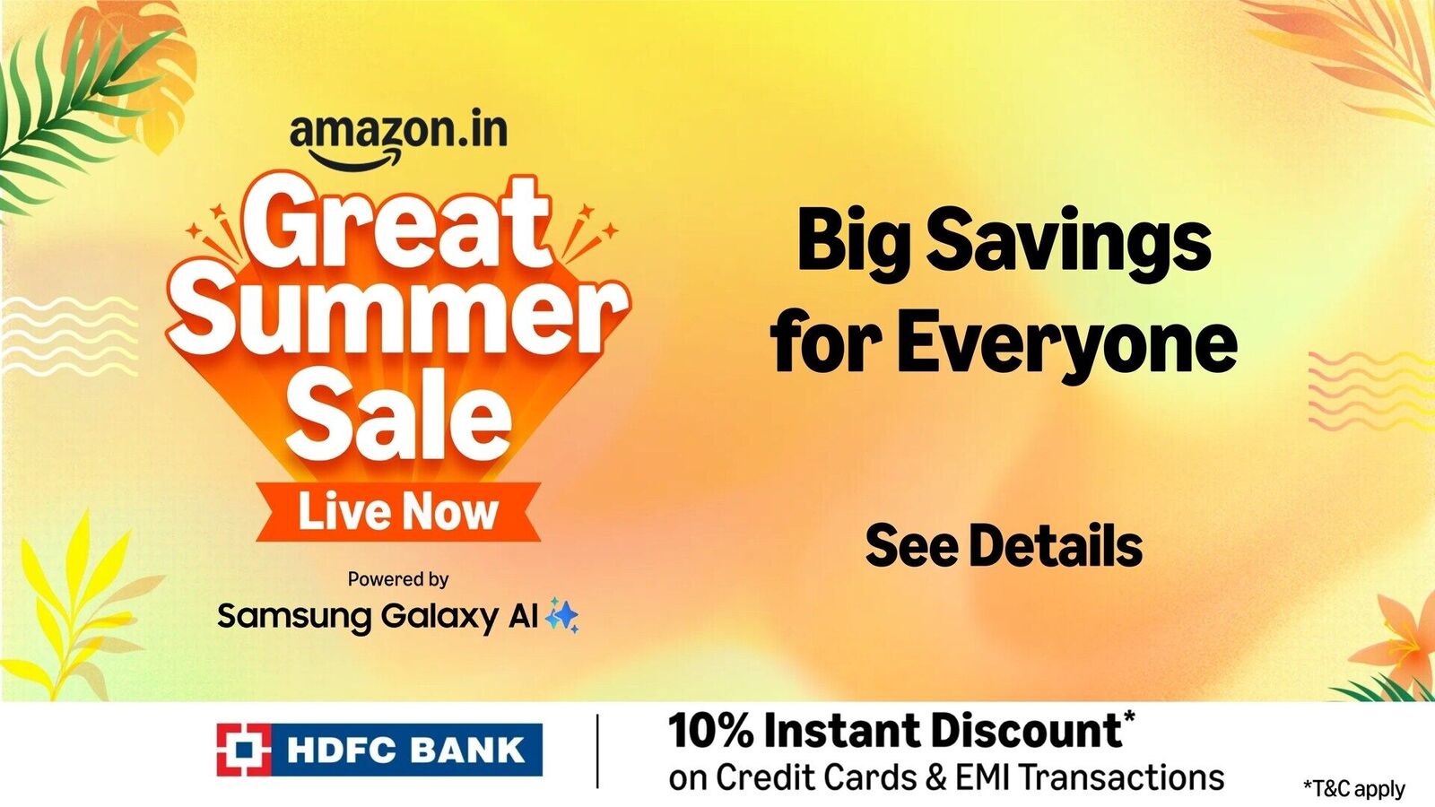 Amazon Great Summer Sale 2025 is LIVE: Grab up to 50% off on 1.5 ton ACs from LG, Samsung, and more