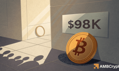 Bitcoin: Odds of BTC breaking $97K in the face of profit-taking are...
