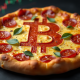 AI generated image for Bitcoin Pizza day