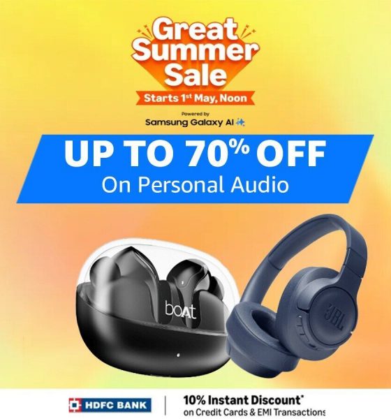 Bumper discounts on wearables like earphones and headphones during Amazon Great Summer sale: Up to 70% off