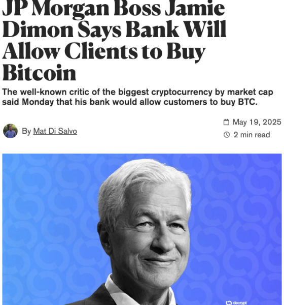 JPMorgan, With $3 Trillion in Assets, Lets Clients Buy Bitcoin Near $105,300 Without Custody Service