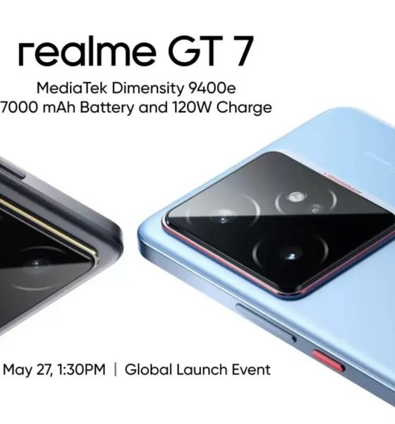 Realme GT 7 launching in India on May 27: 7,000mAh Battery, 120W charging, 120FPS gaming confirmed