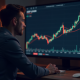 Trader checking XRP