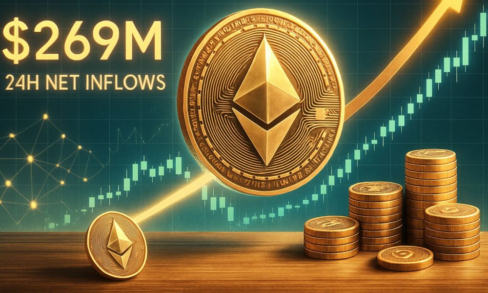 Ethereum Sees $269M In Net Inflows In 24H – Bullish Momentum Accelerates
