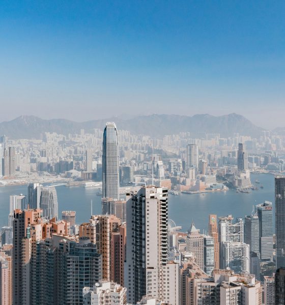 Hong Kong skyline as it passes new crypto stablecoin regulation.
