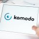 Komodo Logo on a white tablet