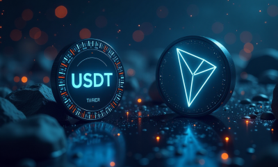 USDT And TRON Symbols