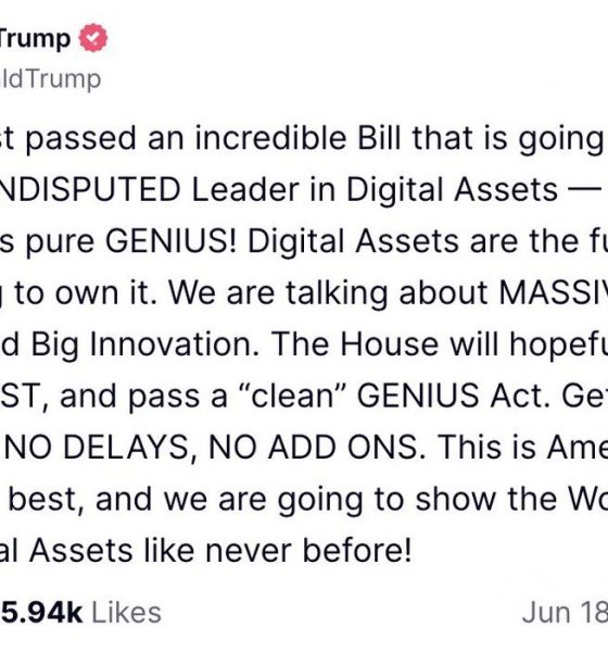 Trump Vows U.S. Crypto Leadership as Treasury Calls Bitcoin ‘Most Significant’