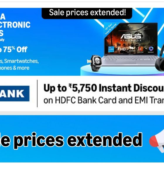 Amazon Prime Day Sale prices extended on laptops, tablets, smartwatches, monitors and more up to 75% off until 20 July