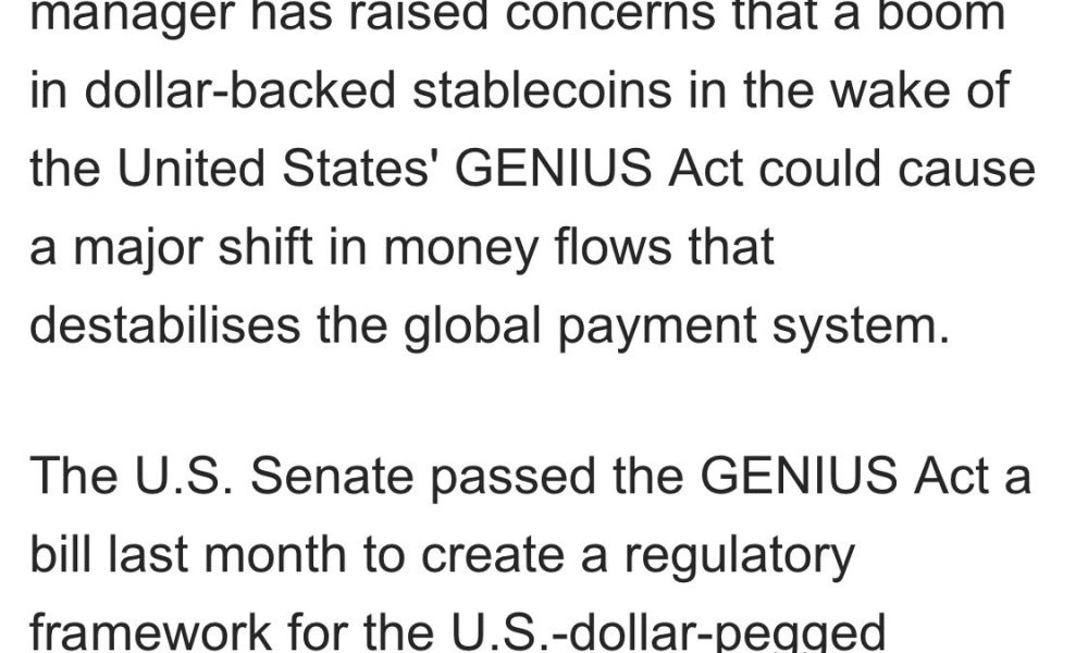 Amundi Warns US Stablecoin Rules Could Rattle Global Payments