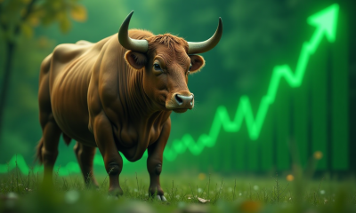A Healthy Bull in green Environment