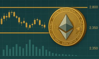 Ethereum Range Tightens – Liquidity Looms At $2,800 And $2,350