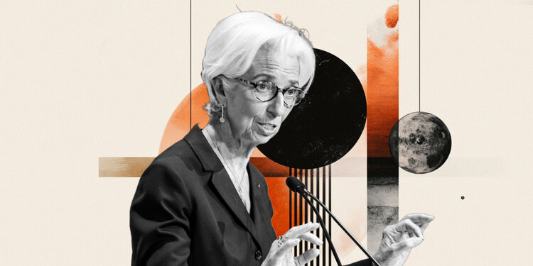 Lagarde comments on policy outlook after holding rates steady in July