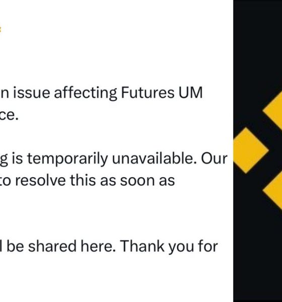 Binance Restores Futures Trading After Brief Technical Halt