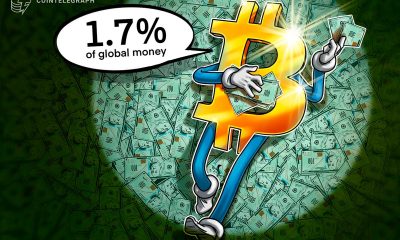 Bitcoin Accounts for 1.7% of Global Money 16 Years After Inception: River