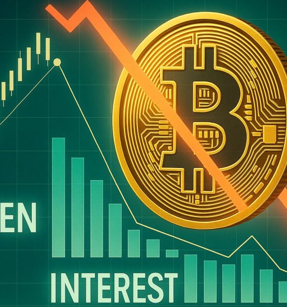Bitcoin Open Interest Flips Negative After July Peak – Risk Appetite Cools