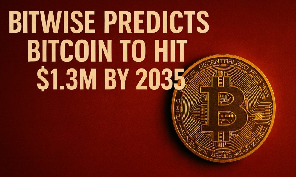 Bitwise Sees Bitcoin Reaching $1.3 Million by 2035 in Base Case