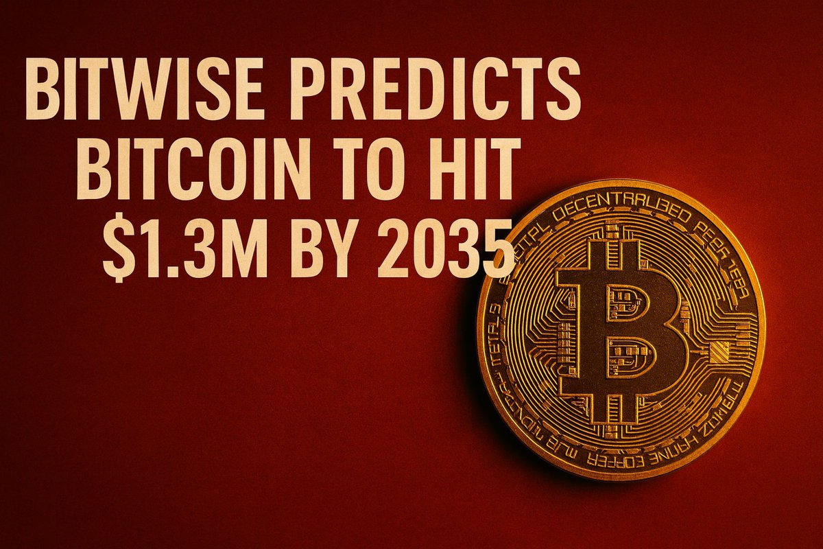 Bitwise Sees Bitcoin Reaching $1.3 Million by 2035 in Base Case