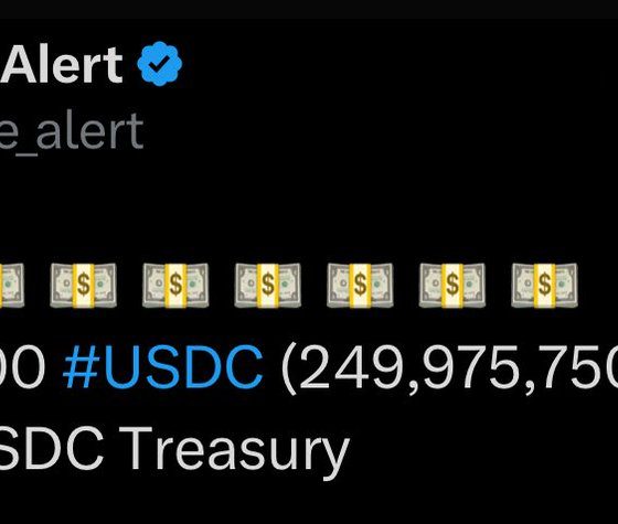 Circle Mints $500 Million USDC in $250 Million Batches, Hits $25 Billion USDC on Solana in 2025