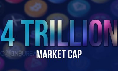 Cryptocurrency Market Cap Tops $4 Trillion on $250 Billion Daily Surge
