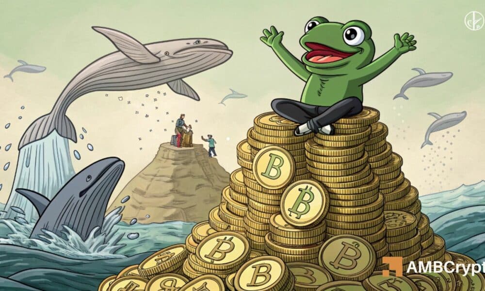 PEPE in the green as whales load: The market watches for next moves