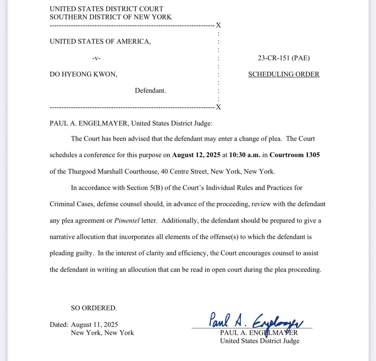 Terraform's Do Kwon Set to Plead Guilty in $40 B TerraUSD Fraud