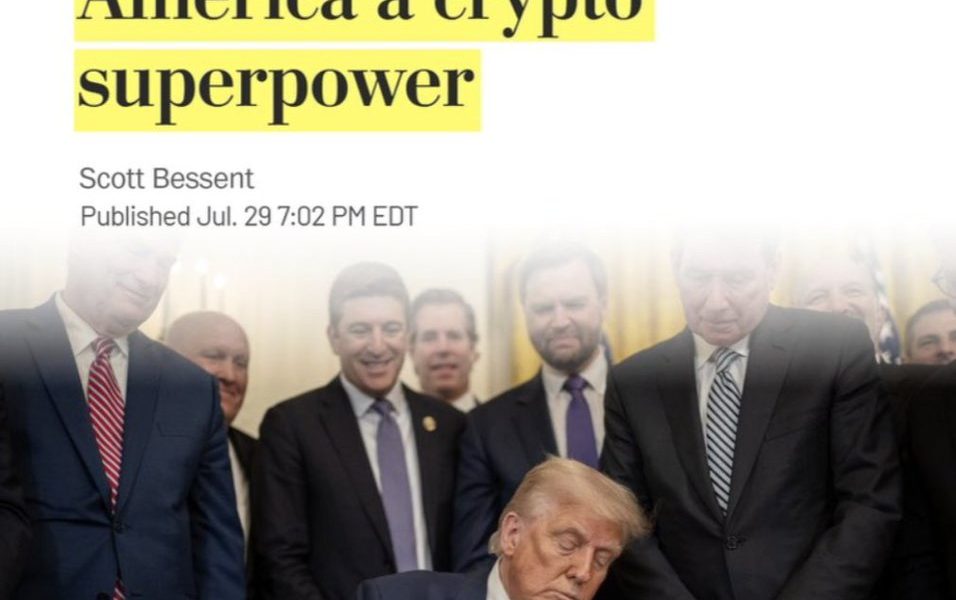 Treasury Secretary Bessent Releases Roadmap to Make US ‘Crypto Superpower’