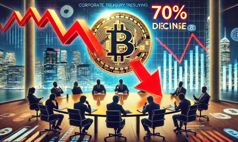 70% Decline In Corporate Crypto Treasury Buying: What’s Going On?
