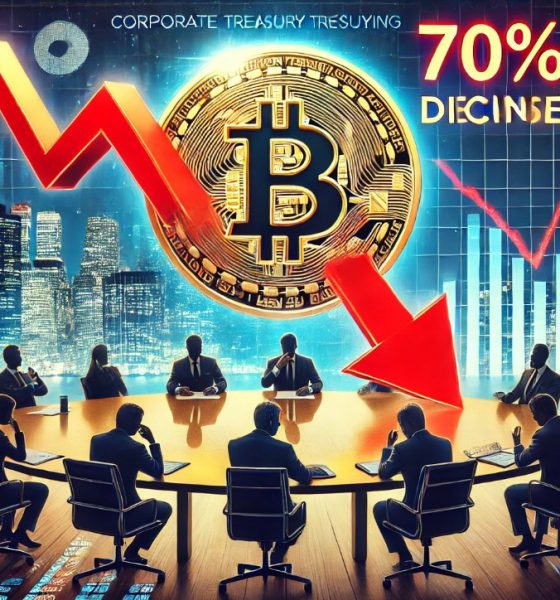 70% Decline In Corporate Crypto Treasury Buying: What’s Going On?