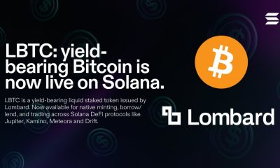 Lombard Launches $1.5 B Yield-Bearing Bitcoin Token on Solana