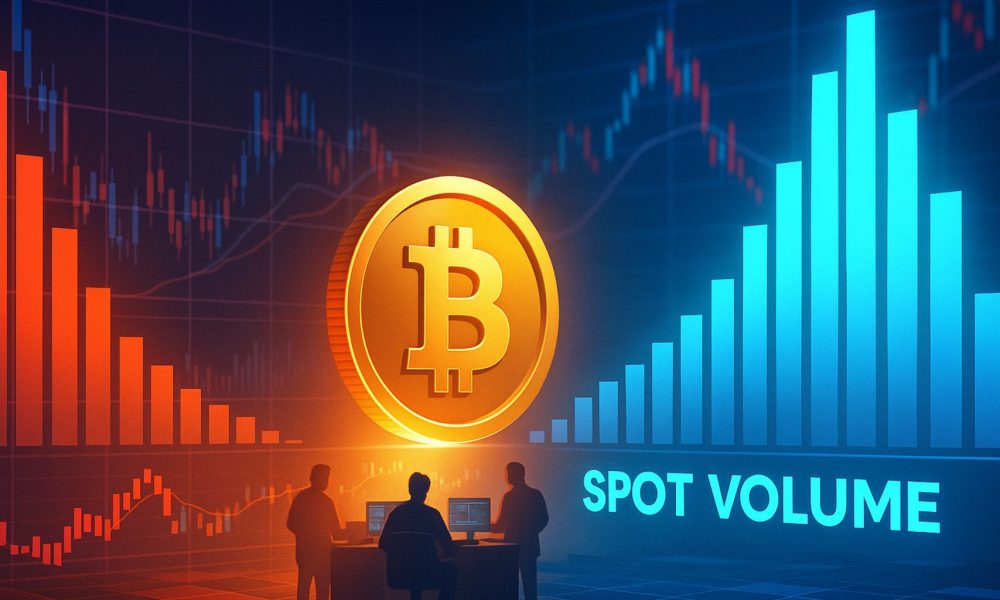 Bitcoin Records Over $300B Spot Volume In October – Investors Shift Away From Leverage