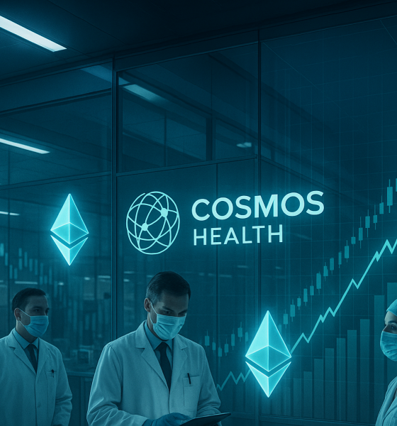 Cosmos Health expands Ethereum holdings to $1.8M under $300M digital assets facility