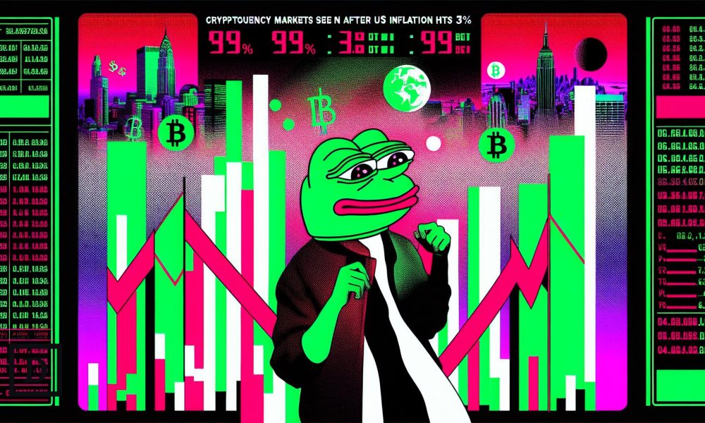 Crypto Markets See Moderate Gains as US Inflation Hits 3%